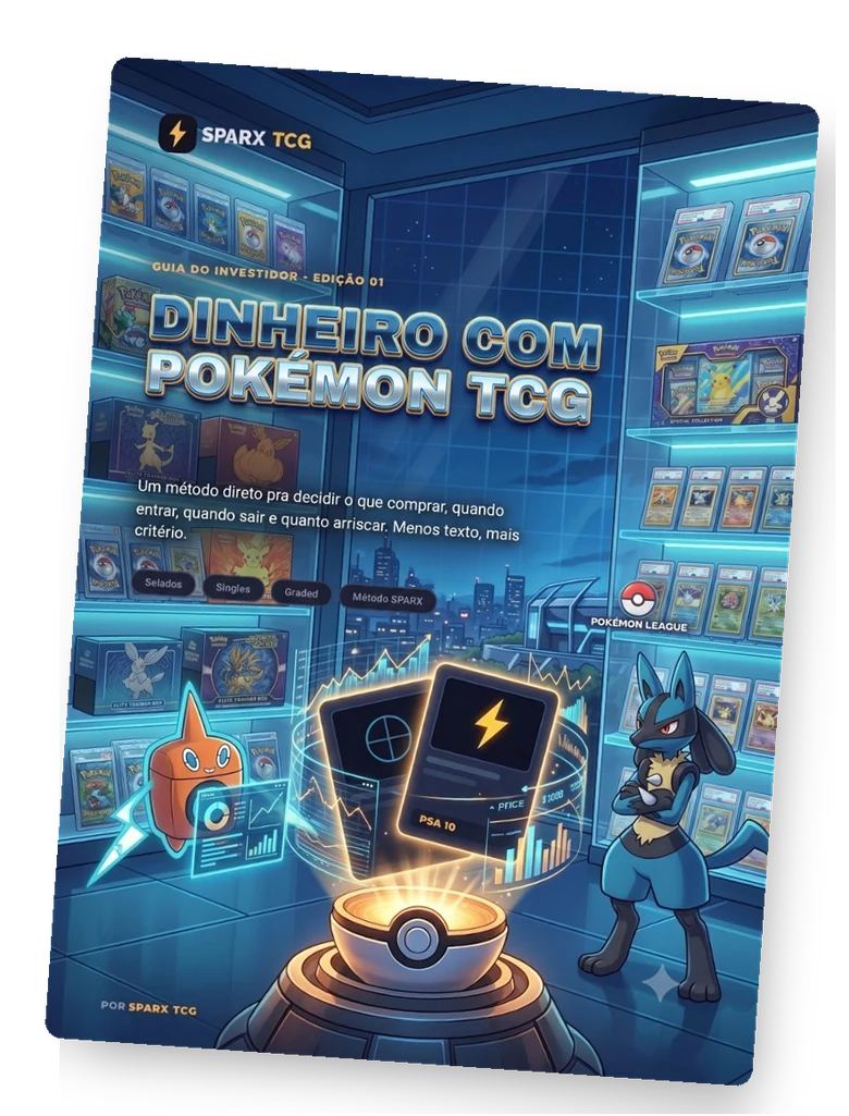 Mockup do Guia do Investidor Sparx TCG